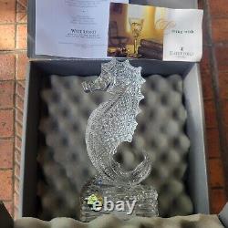 Waterford Crystal SEAHORSE Holland America Zuiderdam Exclusive 2001 RARE 124270