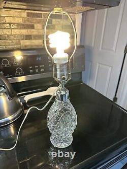 Waterford Crystal Shannon Jubilee Lamp Rare 19