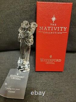 Waterford Crystal Shepherd And Sheep Figurine Nativity Collection