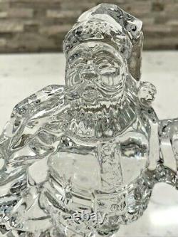 Waterford Crystal St. Nicholas Sculpture #140025 withBox Gorgeous