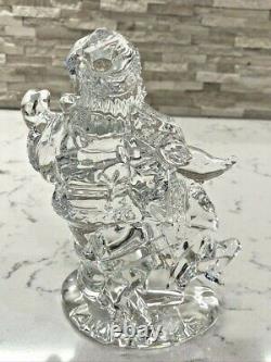 Waterford Crystal St. Nicholas Sculpture #140025 withBox Gorgeous