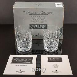 Waterford Crystal The Millennium Collection Toasting Double Old Fashions Health