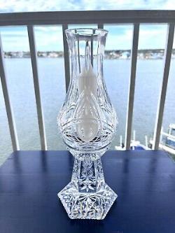 Waterford Crystal Trinity Knot 13 Hurricane Lamp Romance Of Ireland Collection