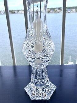 Waterford Crystal Trinity Knot 13 Hurricane Lamp Romance Of Ireland Collection