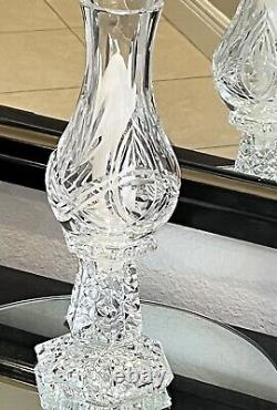 Waterford Crystal Trinity Knot 13 Hurricane Lamp Romance Of Ireland Collection