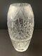 Waterford Crystal Vase Flower Clear Rare Crafted Ireland 13 Tall Vintage