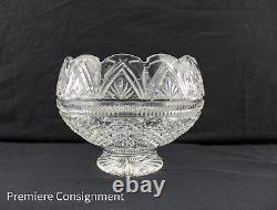 Waterford Crystal Wedding Bowl Designers Gallery Coll. Centerpiece Discontinued