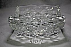 Waterford Curved Crystal Ashtray 7 L x 4.5 W x 2 H Made in Ireland No box