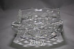 Waterford Curved Crystal Ashtray 7 L x 4.5 W x 2 H Made in Ireland No box