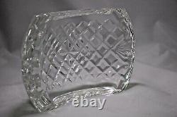 Waterford Curved Crystal Ashtray 7 L x 4.5 W x 2 H Made in Ireland No box