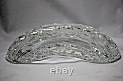 Waterford Curved Crystal Ashtray 7 L x 4.5 W x 2 H Made in Ireland No box