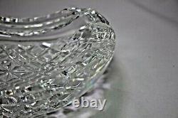 Waterford Curved Crystal Ashtray 7 L x 4.5 W x 2 H Made in Ireland No box