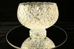 Waterford Cut Crystal Alana Pedestal Bowl Punch