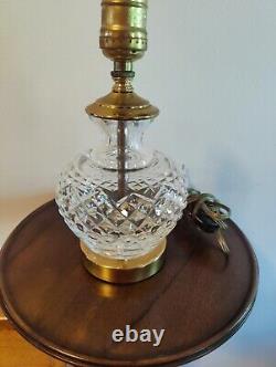 Waterford Fine Cut Crystal Table Lamp 9 Tall