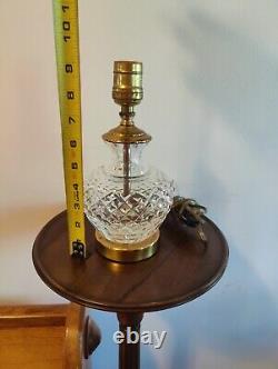 Waterford Fine Cut Crystal Table Lamp 9 Tall