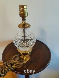 Waterford Fine Cut Crystal Table Lamp 9 Tall