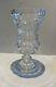 Waterford Irish Cut Glass Master Cutter Series 10 Large Footed Thistle Vase See