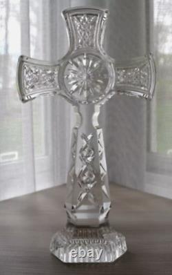 Waterford KILREE Crystal 9 Tall Spirituality Standing Cross #141993