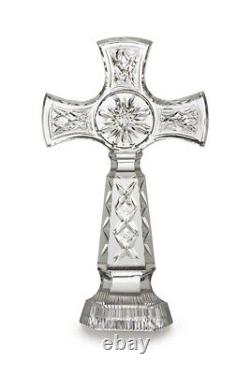 Waterford KILREE Crystal 9 Tall Spirituality Standing Cross #141993