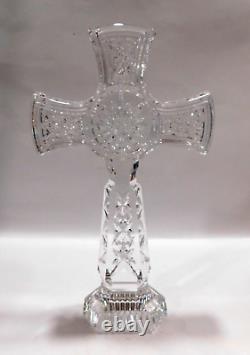 Waterford KILREE Crystal 9 Tall Standing Cross #141993