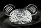 Waterford Lead Crystal Mickey Mouse Ears Authentic Collectible Disney Wdw