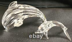 Waterford Made in Ireland & Lenox Crystal Figurines Dolphin No Box
