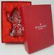 Waterford Millennium Santa Sculpture With Red Box & Paperwork Lead Crystal 2000