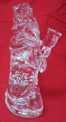 Waterford Millennium Santa Sculpture with Red Box & Paperwork Lead Crystal 2000