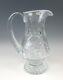 Waterford Seahorse Pattern Crystal 9 Footed Pitcher