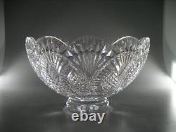 Waterford Seahorse Crystal Classic Collection 10 Footed Centerpiece Bowl