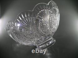 Waterford Seahorse Crystal Classic Collection 10 Footed Centerpiece Bowl