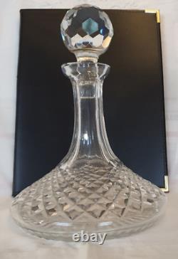 Waterford Ship's Decanter. Alana. Signed Waterford