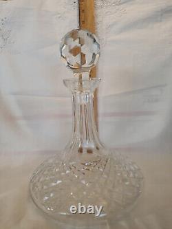 Waterford Ship's Decanter. Alana. Signed Waterford