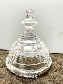 Waterford US CAPITOL Crystal Biscuit Jar WithLid Signed Made In Ireland ML