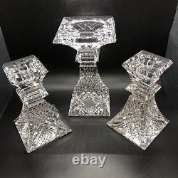 Waterford Wedding Heirloom Collection Unity Candleholder Set Of Three READ