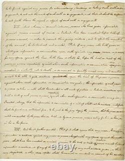 William Cobbett manuscript re death penalty in Ireland & court testimony