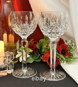 Wine Hocks Waterford Crystal Lismore Cut Crystal Elegant Glassware Set of 2